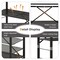 Costway 5-Tier Foldable Storage Shelves Adjustable Collapsible Organizer Rack with Wheels